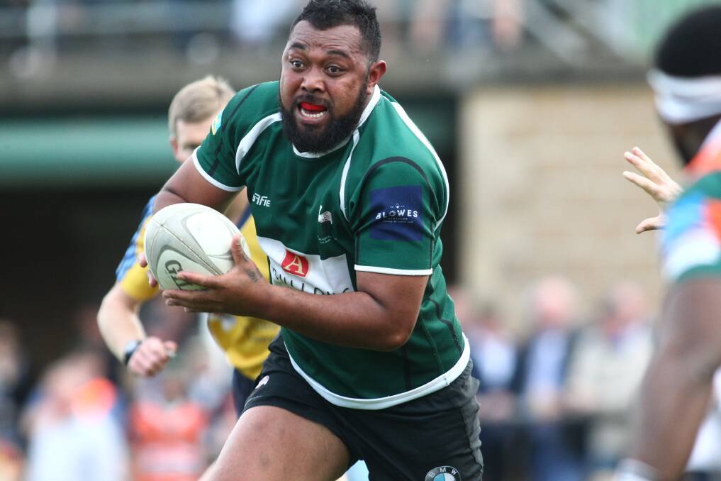 Emus No.8 Alo Finau was among his side's best on Saturday. Photo: PHIL BLATCH