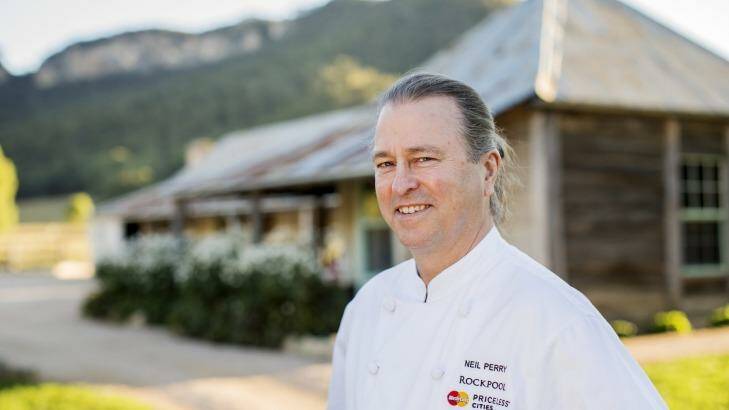 Chef Neil Perry says he likes holidays that include an activity.