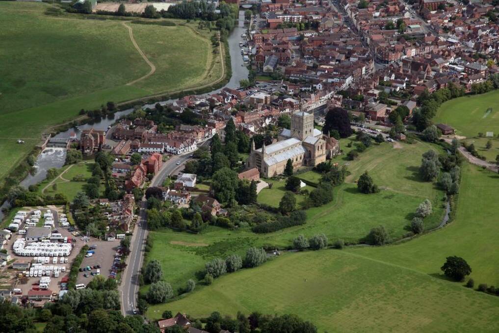 Picturesque: Tewkesbury, in Gloucestershire. Photo: Matt Cardy/ Getty Images