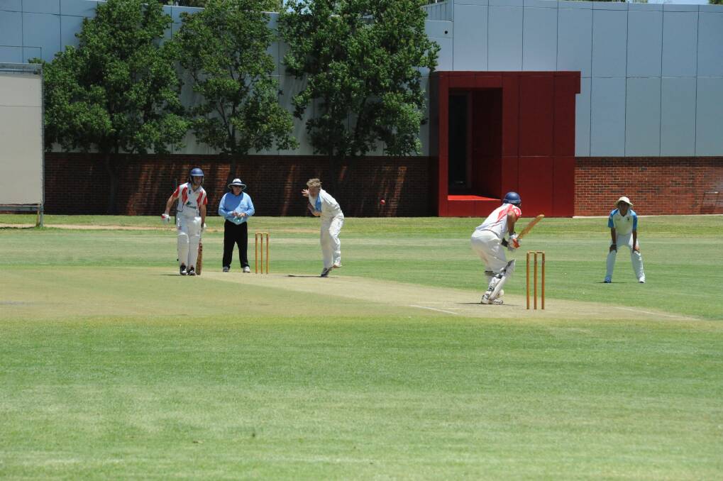 Ben Taylor took five wickets for Rugby on Saturday but it wasn t enough as RSL-Colts managed a two-wicket victory.       Photo: HANNAH SOOLE
