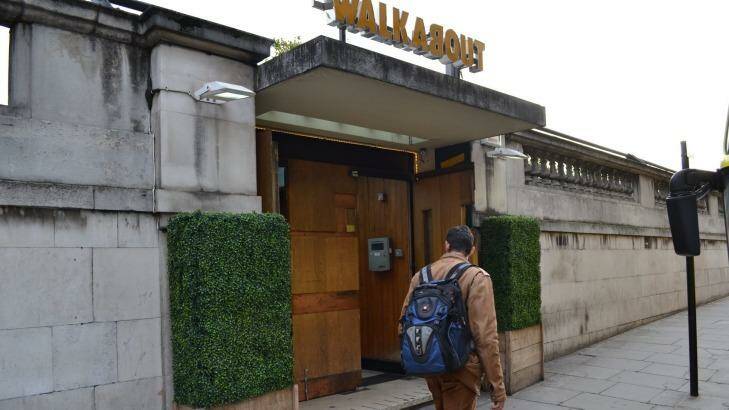 Decrease in Australians: The Walkabout pub in central London. Photo: Supplied