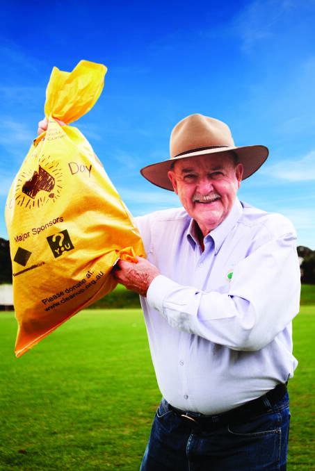Clean Up Australia: The Day's Founder Ian Kiernan is urging all Australians to pick up a bag and gloves and help out.