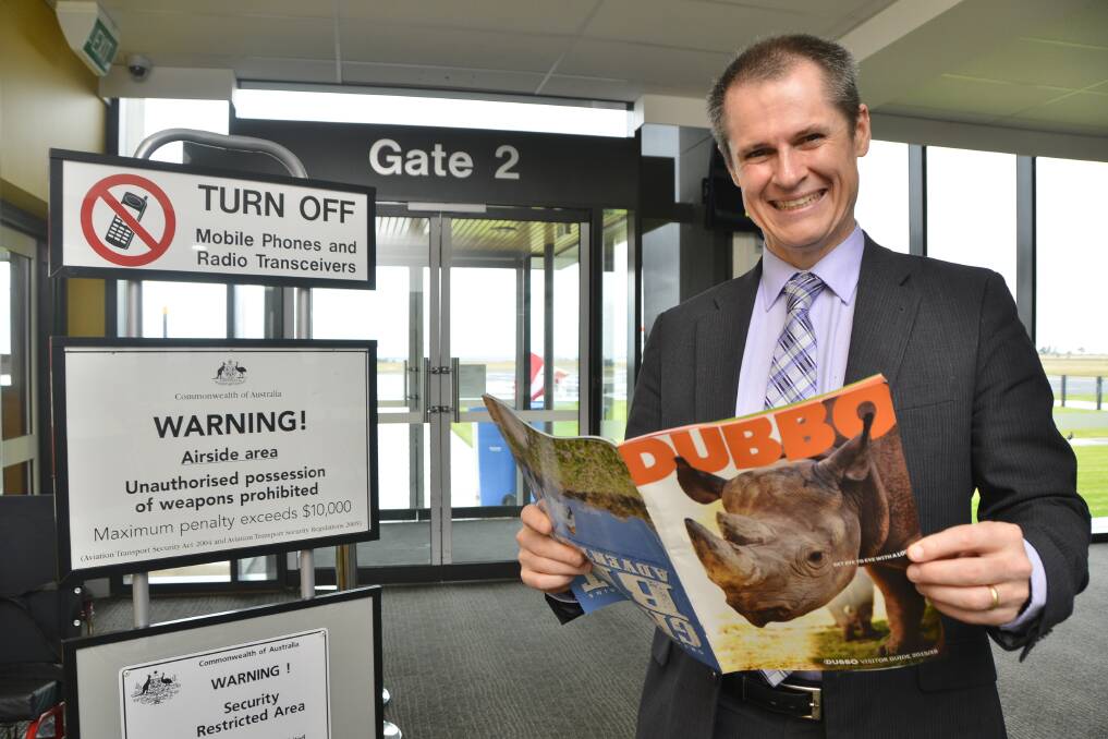 Dubbo mayor Mathew Dickerson is excited about another airline offering services to the city.  
Photo: BELINDA SOOLE