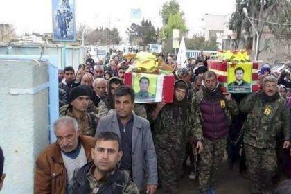 Thousands of Kurdish mourners followed the funeral procession through the streets. Photo: Supplied