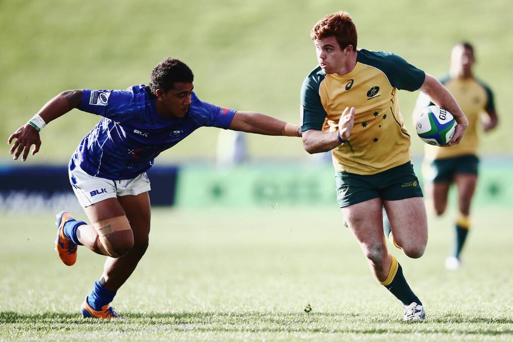 Australian under-20s flyer Andrew Kellaway is sure to be one of the stars for the NSW Country Eagles in their NRC clash with Perth Spirit in Dubbo tomorrow. 												   Photo: GETTY IMAGES