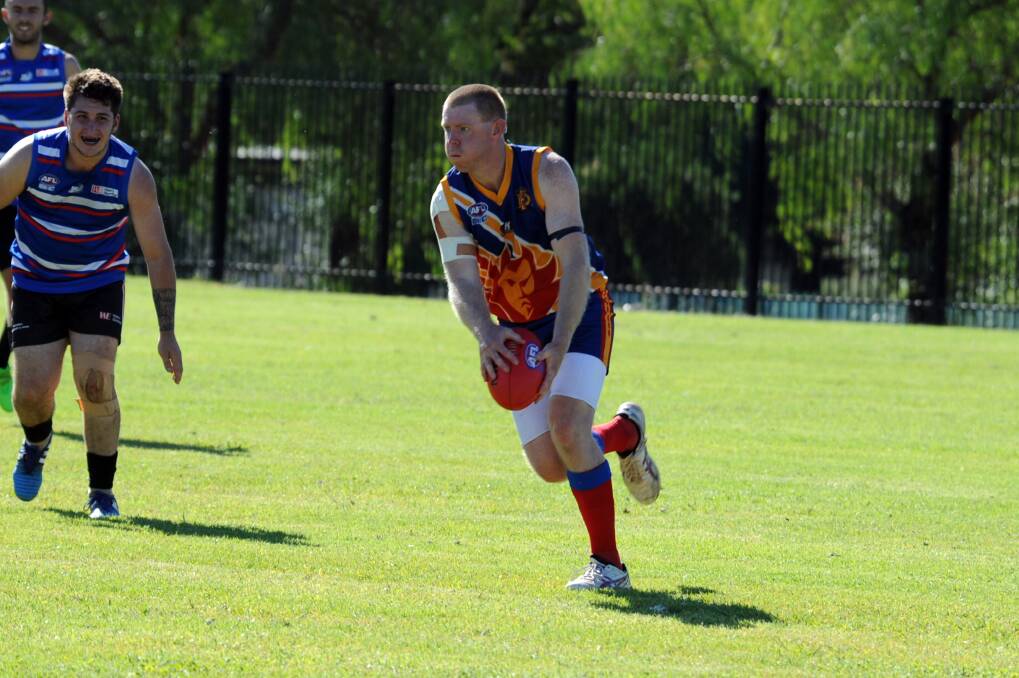 RIGHT: Greg Sutton, pictured in action last week, will line up again on Saturday when Dubbo meet Cowra.  
Photo: BROOK KELLEHEAR-SMITH
