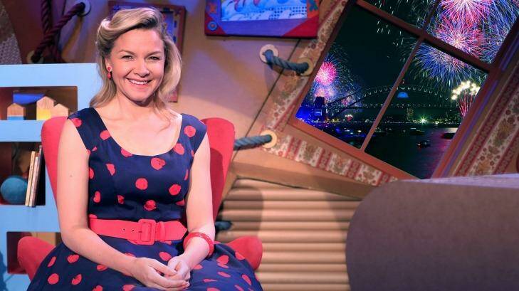 Justine Clarke will present the earlier portion of the ABC's 2016 New Year's Eve telecast. Photo: ABC TV