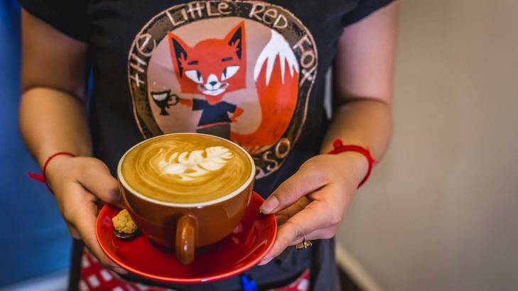 Shopping requires caffeine – get your fix at The Little Red Fox. Photo: Anna Bella Betts
