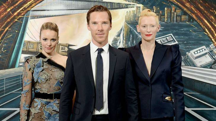 <i>Doctor Strange</i> stars Rachel McAdams, Benedict Cumberbatch and Tilda Swinton. Photo: Jeff Spicer