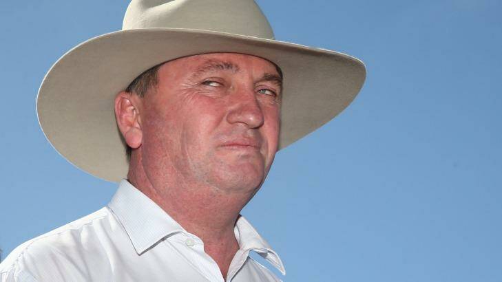 Murray Goulburn's treatment of farmers is "a real concern to Barnaby". Photo: Andrew Meares