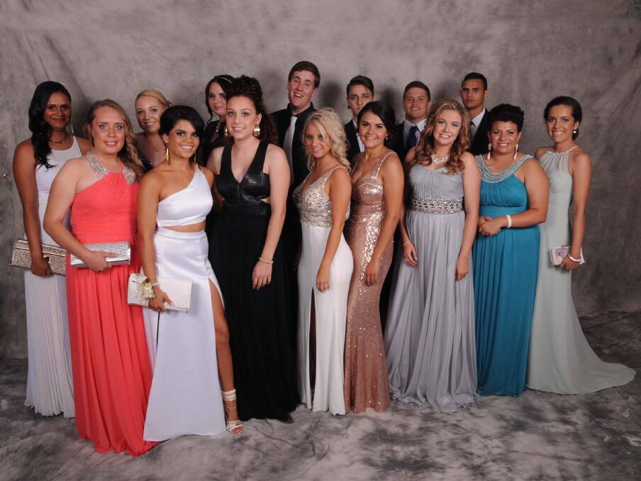 Dubbo College IYLP graduates (back) Maddison Flick, Samantha Hyde, Kirra Hampson, Nathan Bryon, Jarrod Fenech, Jayden Merritt, Wade Peachey and (front) Takeesha Hill, Taylah Gray, Hollie Bonham, Skye Munro, Courtney Monaghan, Leticia Quince, Teleria Milson and Phoebe Hall pictured during a graduation function last year.