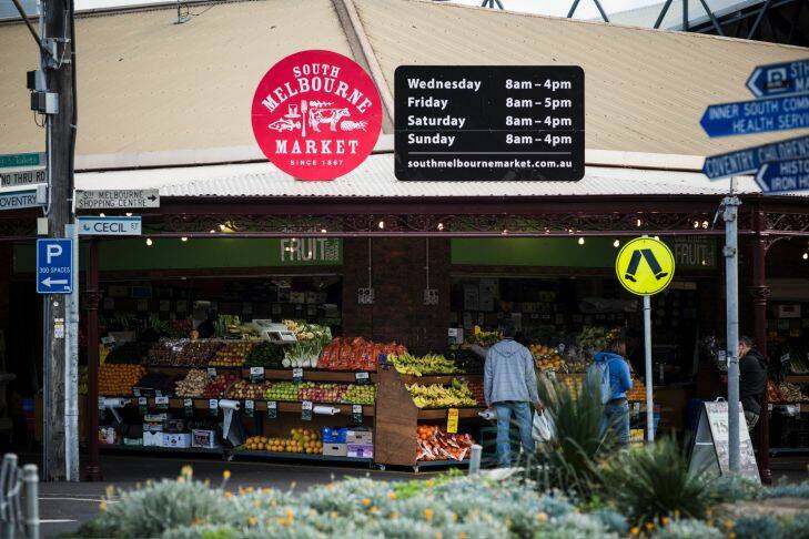 MELBOURNE, AUSTRALIA - MAY 26: South Melbourne Markets for Domain Neighbourhoods on May 26, 2017 in Melbourne, Australia. (Photo by Josh Robenstone/Fairfax Media)

