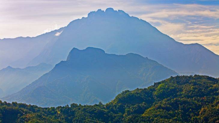 Mount Kinabalu is a prominent mountain on the island of Borneo. Photo: John W Banagan
