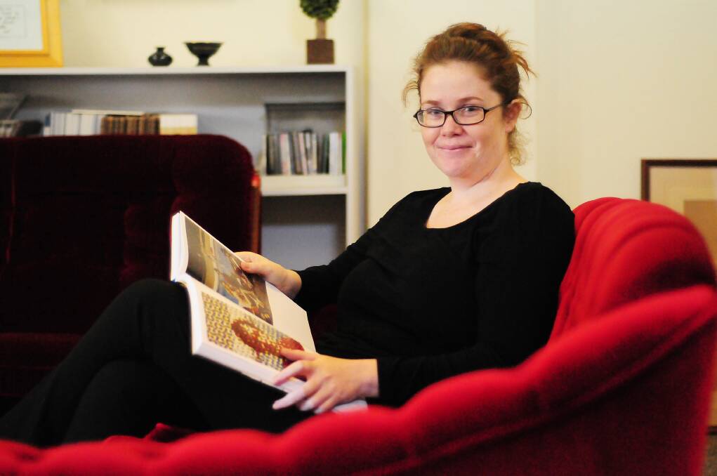 Western Plains Cultural Centre collections officer Jessica Moore. Photo: BELINDA SOOLE