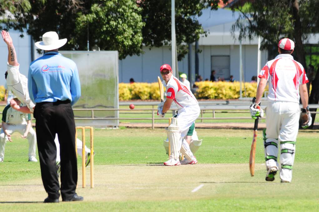 RSL Colts will need Wes Giddings and the rest of the battling line up to perform today as they chase down Newtown's 256.  
Photo: Kathryn O'Sullivan