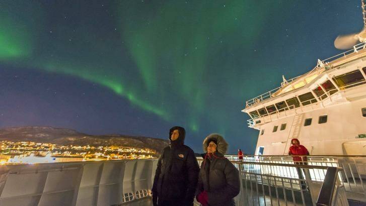 The aurora borealis is a highlight of the Norway winter excursion with Cruise Express. Photo: Jim Darby