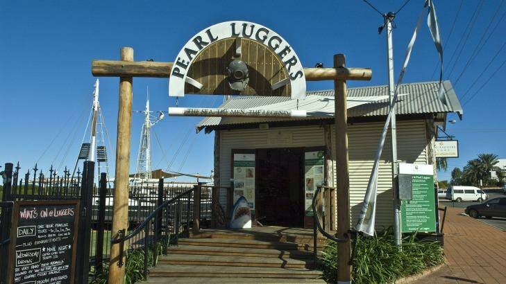 Entrance to the Pearl Luggers attraction, located in Chinatown, Broome. Photo: Tourism Western Australia