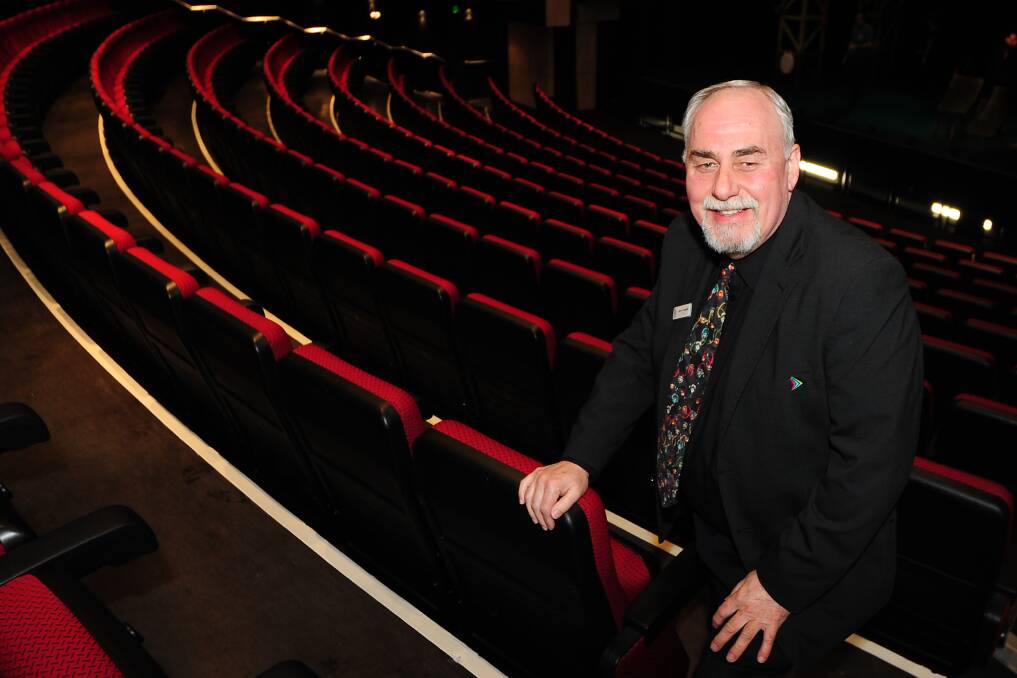 Dubbo Regional Theatre and Convention Centre manager Alan Youngson ahead of a final and farewell concert on Saturday that will mark his retirement. 														Photo: BELINDA SOOLE
