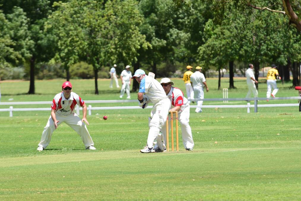 Zac Murphy was one of Rugby's best on Saturday but wasn't good enough to stop Colts claiming first innings points. 								        Photo: BROOK KELLEHEAR-SMITH