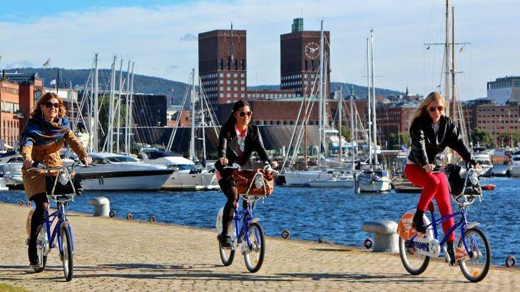 The Oslo waterfront.