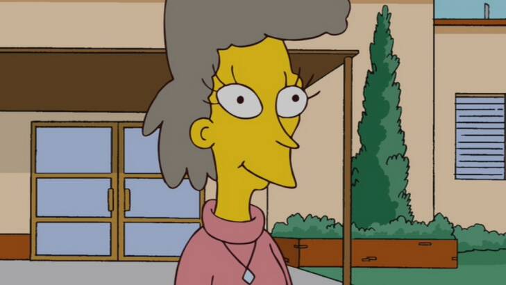 Helen Lovejoy from the TV series The Simpsons.