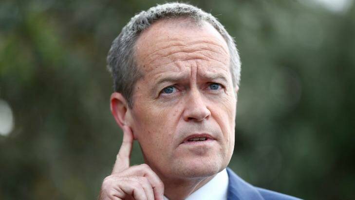 Opposition Leader Bill Shorten says nobody wants to head down the same path as America when it comes to our health system. Photo: Alex Ellinghausen