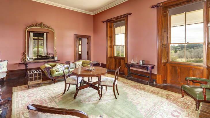Back in time: Some of the rooms at Throsby Park. Photo: Supplied