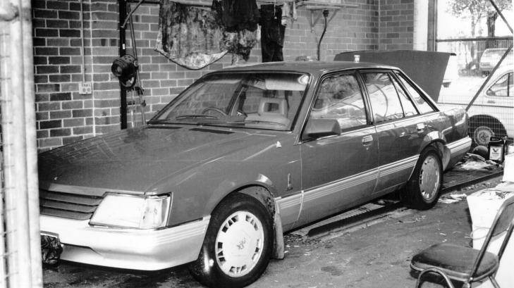 Graham Bourke's body was found in the boot of this Holden Calais in 1993. Photo: Supplied