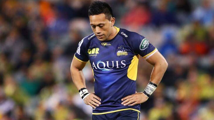 Christian Lealiifano is still an outside chance to play in 2017. Photo: Brendon Thorne