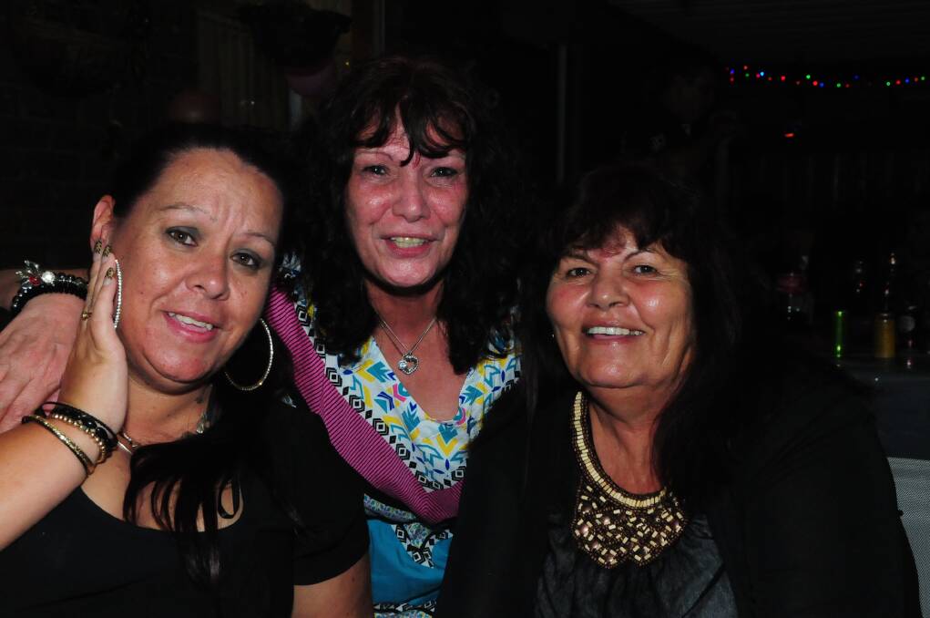 Julie Toomey, Marcia Karkeek and Normie Griffin