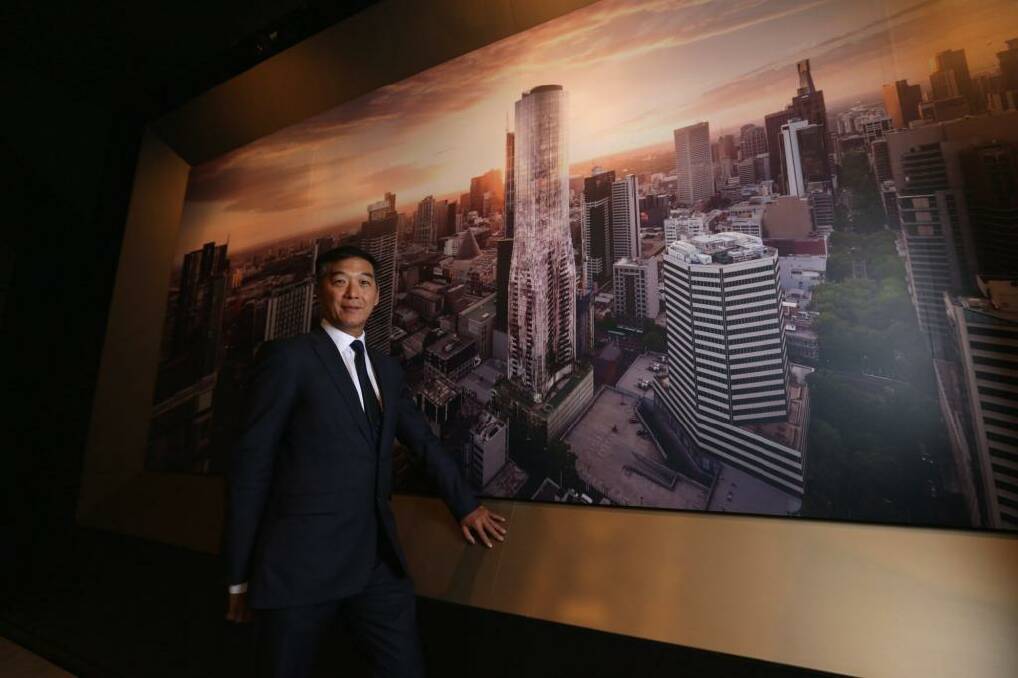 Adrian Sum from Sino Ocean Land, one of China's largest property developers. Photo: Wayne Taylor