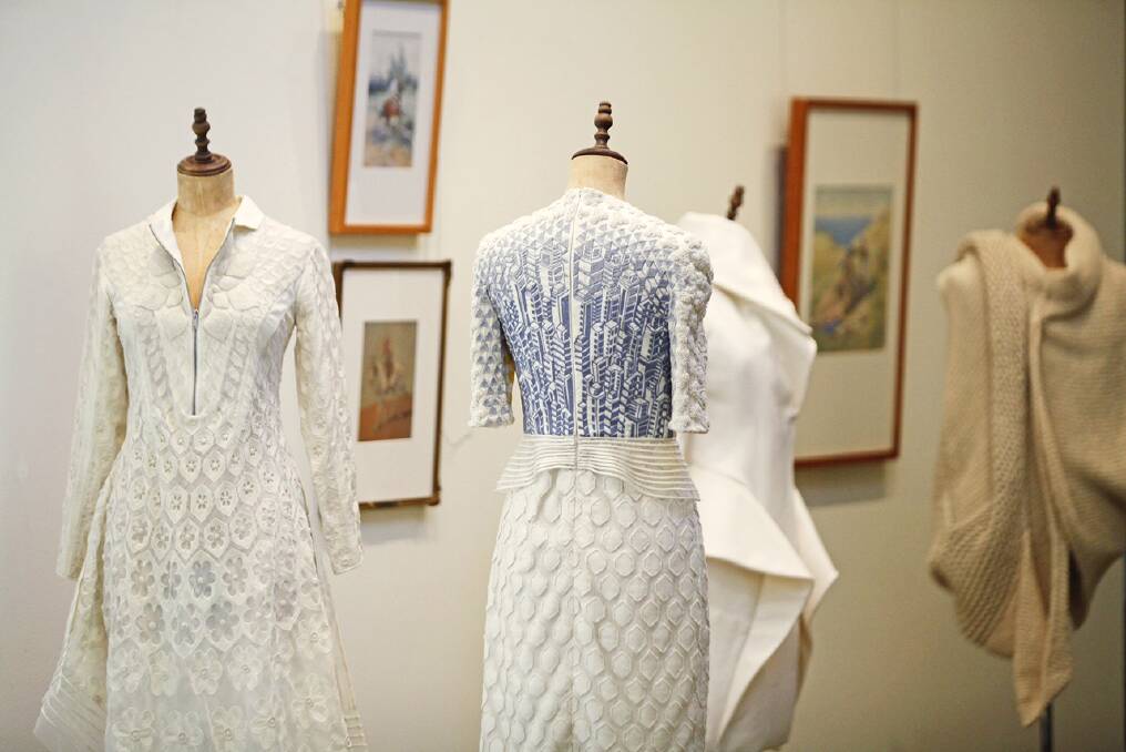 Dresses from the 2014 International Woolmark Prize winner Rahul Mishra form part of the Art of Wool exhibition that will come to Dubbo next year.                                                             Photo: CONTRIBUTED