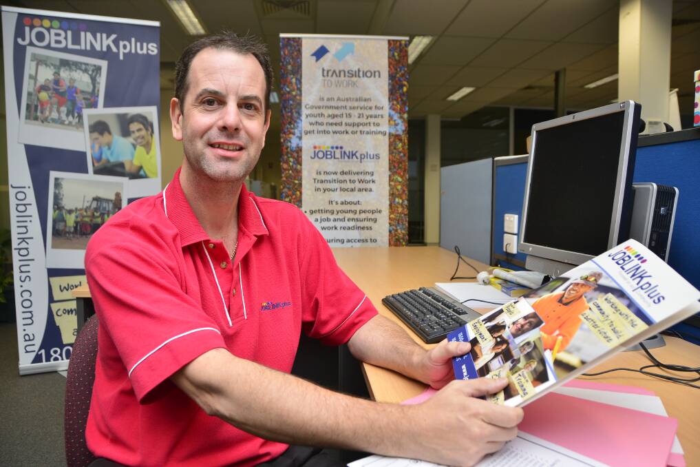Joblink Plus Dubbo branch business manager Kerrard Simpson has welcomed a new youth employment package unveiled in the federal budget. Photo: BELINDA SOOLE