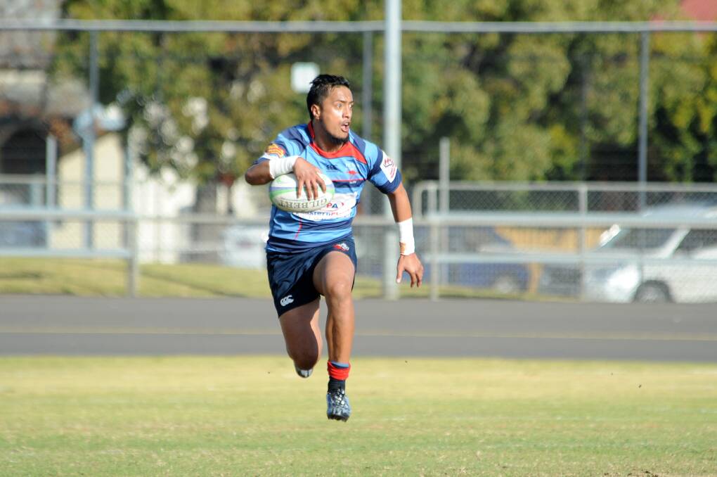 Exciting flyhalf Hena Tuatea has become an influential figure in the Dubbo Kangaroos side and will need to be at his best in the preliminary final against Orange City. Photo: KATHRYN O'SULLIVAN
