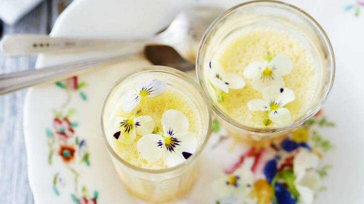 Soothing and indulgent: Healthy vanilla custard. Photo: Supplied