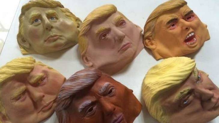 What's behind the mask? Donald Trump insists he has no business deals in Russia. Photo: SCMP