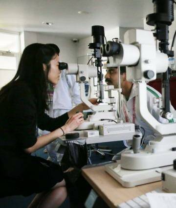 Short-sighted: Optometrists say eye health could decline as a result of Medicare cuts. Photo: Dean Osland