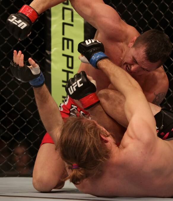 Kyle Noke, seen here in a previous bout, lost to Canadian Patrick Cote in the finale of The Ultimate Fighter: Nations.