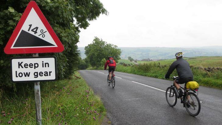 The steep descent in to Plateley bridge. Photo: Rob McFarland