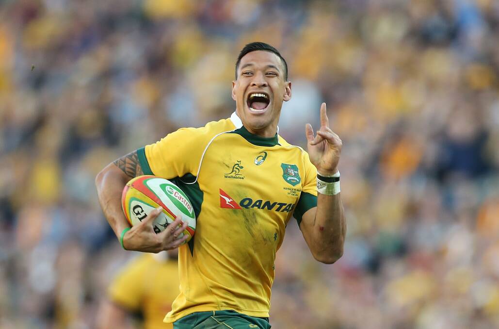 Israel Folau will be at Dubbo next month after being named in the Wallabies squad for the upcoming Rugby Championship.
