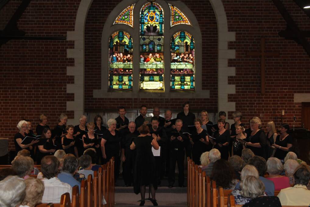 Harmony Singers accompanist Diane Pascoe describes St Andrew's Chapel as an acoustically magnificent performance space. Photo: SUPPLIED