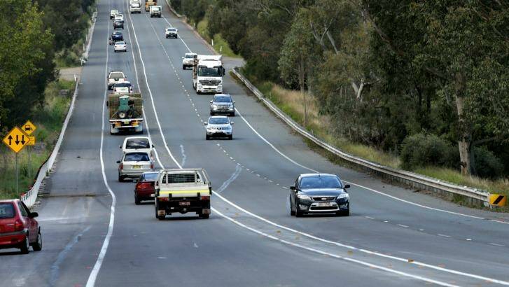 About $2.1 billion has been spent on the New England Highway during the past decade. Photo: Simone De Peak