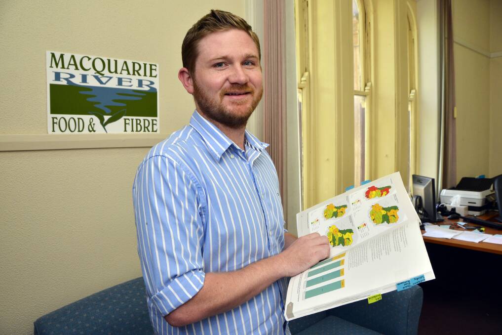 New executive officer of Macquarie River Food and Fibre Grant Buckley.  
Photo: BELINDA SOOLE
