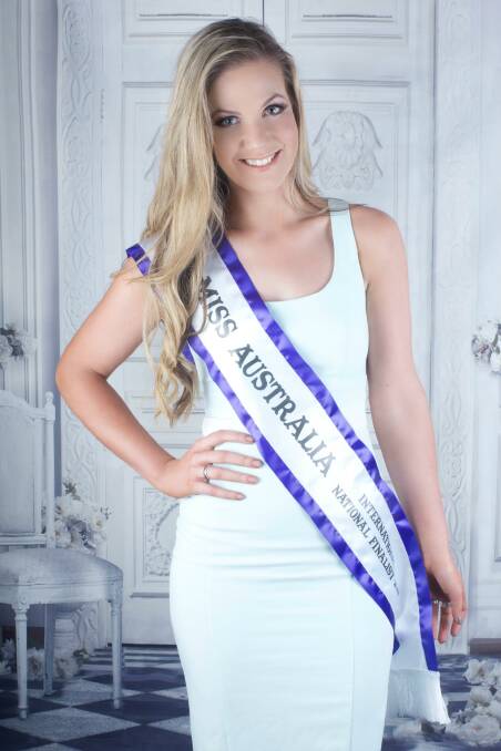 Dubbo's Krystle Bourne is vying for the title of Miss Australia International.	 Photo: Syham Elomar