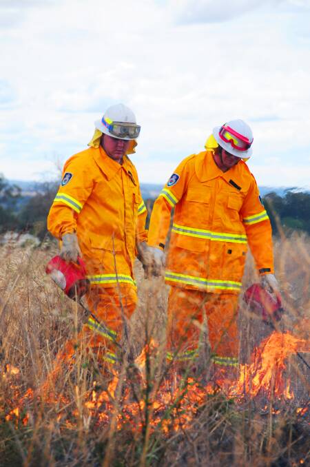 James Cartwright and Daniel Banny of the RFS.  
 
				Photo: GREG KEEN
