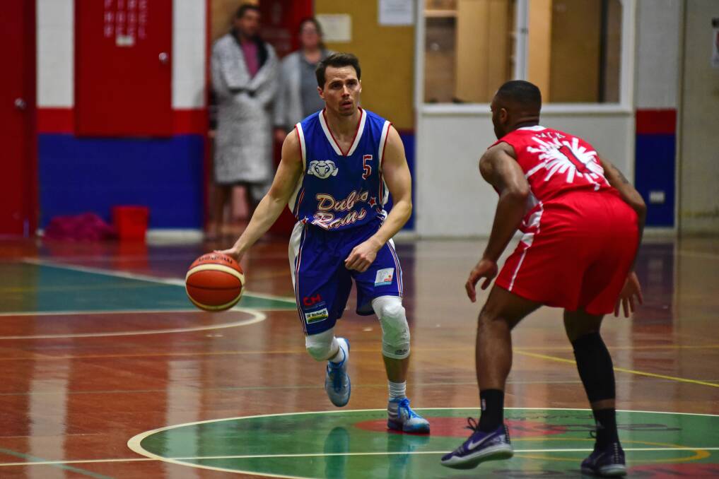 Benjamin Wilkin scored seven points for Rams in their 102-49 loss to the Lithgow Lazers. 				Photo: BROOK-KELLEHEAR-SMITH