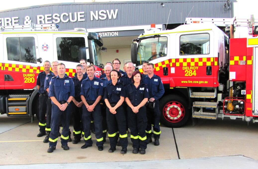The Delroy and Dubbo Fire Brigades are hoping to raise money for retained firefighter Matthew Jackson and his family. Photo: CONTRIBUTED