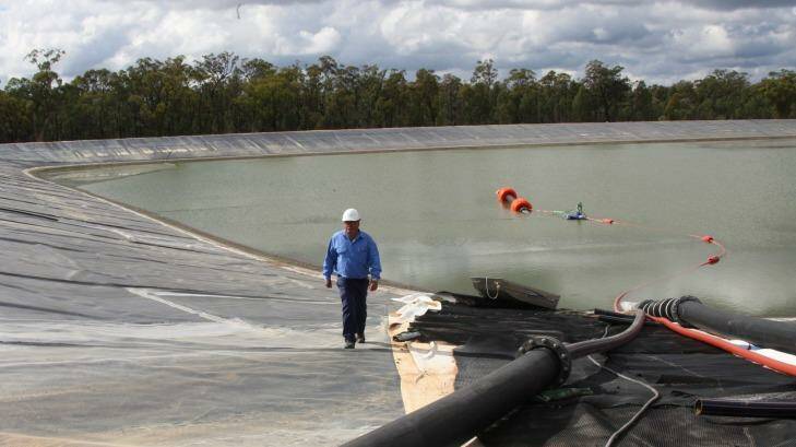 Santos' CSG field at Narrabri will have to dispose of a lot of waste water. Photo: Rob Homer