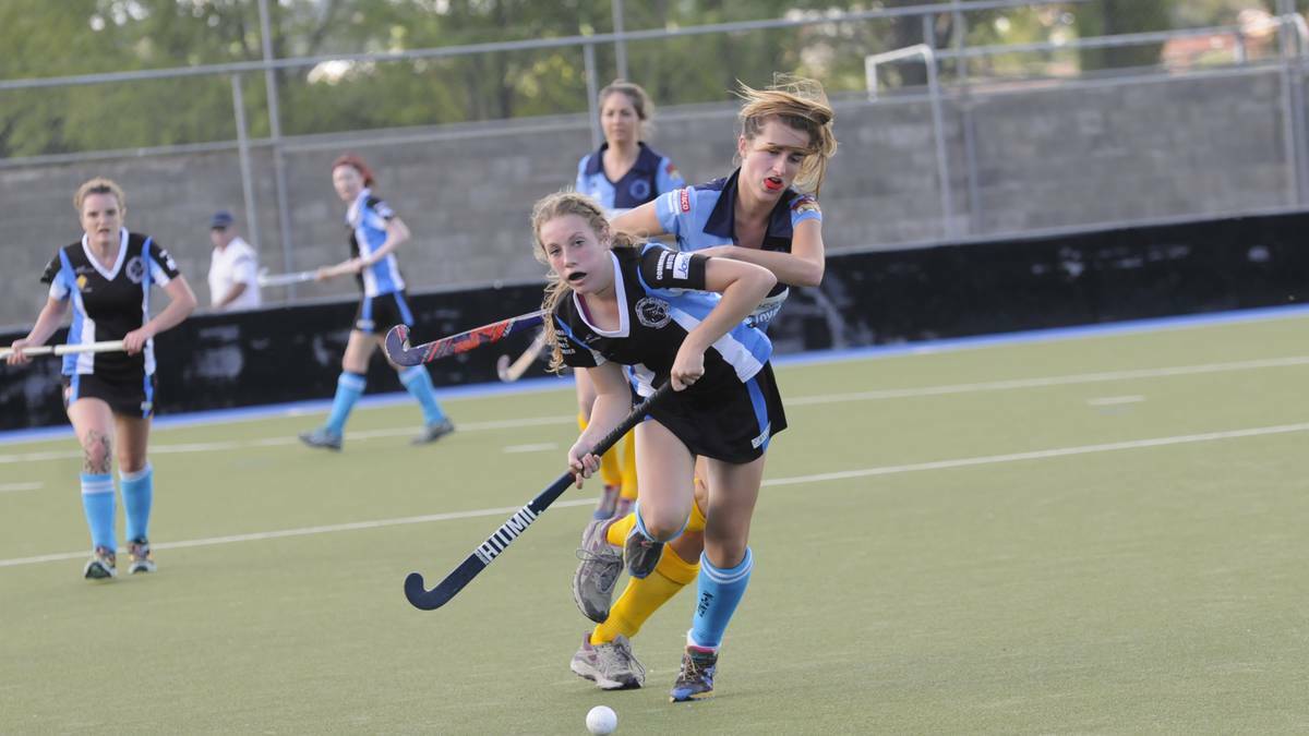 SOUTH TO VICTORY: Bathurst Souths defeated Lithgow Zig Zag 2-0 in their round five women's Premier League Hockey game at the Cooke Hockey Complex on Saturday. Photo: PHILL MURRAY