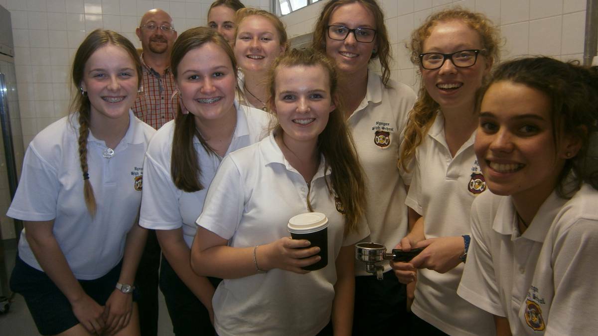 The TAFE Western Express Coffee course was very popular with Nyngan High School students.